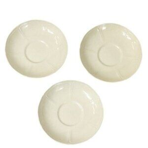 Wedgwood of etruria & barlaston queens shape saucers set of 3 made in England